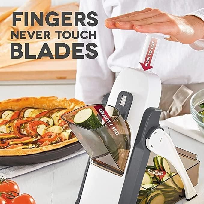 Slicer for Vegetables, Meal Prep with Thickness, Size Adjustment